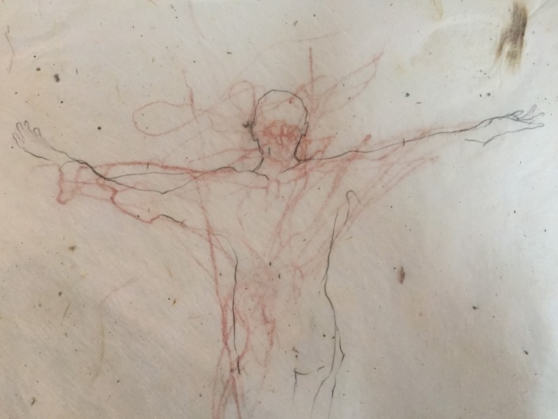 Gelaagde tekening. Beschikbaar.