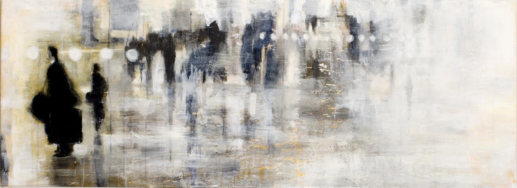 150cm x 70cm Sound of the city. In bezit van particulier.