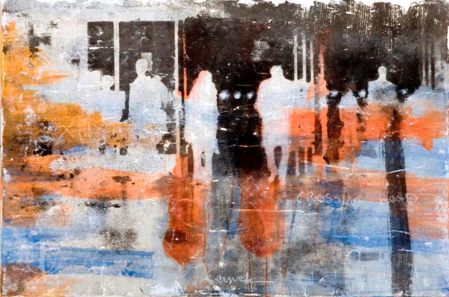 Crossing roads. 110 cmx 90 cm.